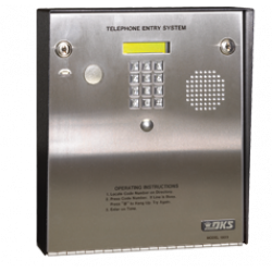 Doorking 1803 Telephone Entry System for Small Apartment/ Offices- Surface Mount, Stainless Steel 1803-080