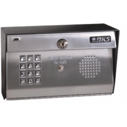 Doorking 1812 Plus Telephone Entry System - Surface Mount, Stainless Steel 1812-089
