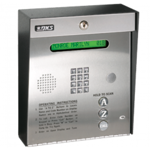 Doorking 1834 PC Programmable Telephone Entry System- Surface Mount, Stainless Steel 1834-080