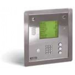 Doorking 1837 PC Programmable Telephone Entry System for Apartment/ Offices with 3000 memory, SS, Flush Mount 1837-084 