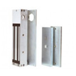 Doorking  Magnetic Gate  Lock Kit 1200LB  Kit includes predrilled and tapped mounting brackets. 1216-080
