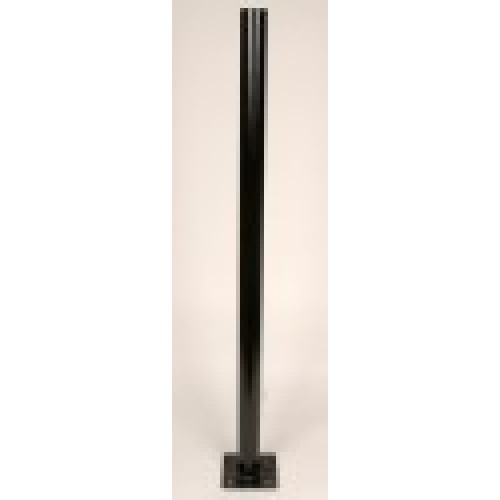 Guardian 1416 – Guardian Warning Sign Post – Surface Mount w/Flange (15 lbs, 7 kg)