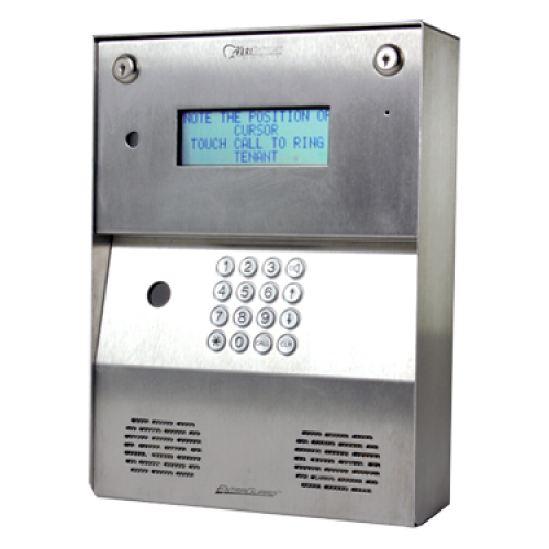 Kerisystems EntraGuard Silver Telephone Entry System Walk-up Package- Wiegand Compatible