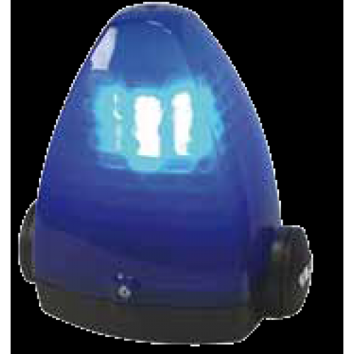 SEA Flashing Light LED with Blue Cover 24 Volt.